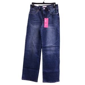 MoCo Boutique Womens Straight Regular Fit Medium Wash Jeans Size 5/27 High Rise